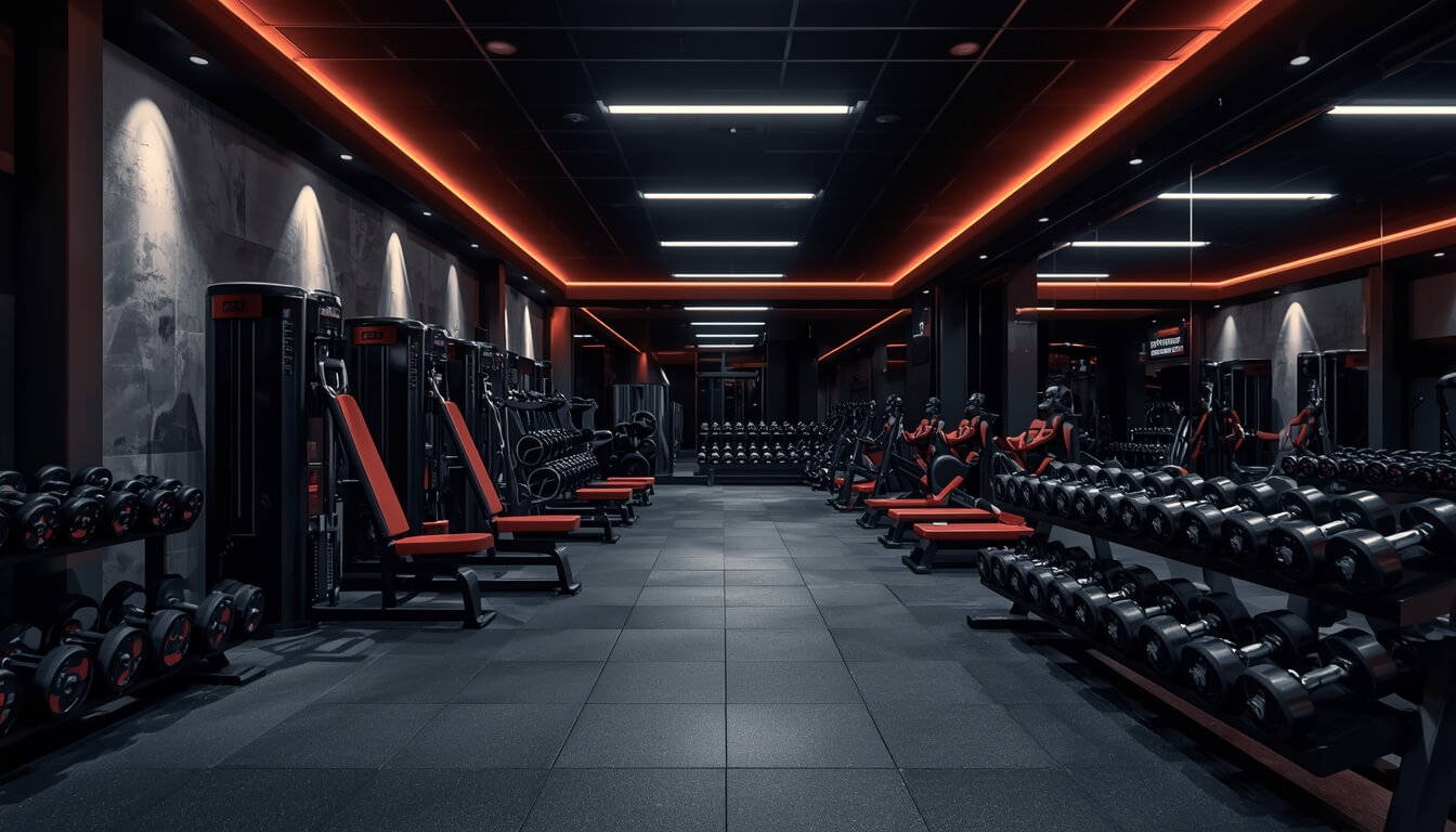 PowerZone Fitness gym floor